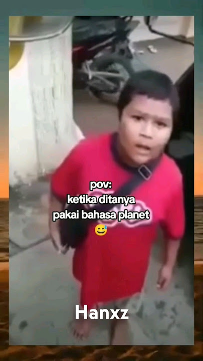 Ditanya pakai bahasa planet #viralshorts#shortsvideo  #funnyfails#shortsvideo