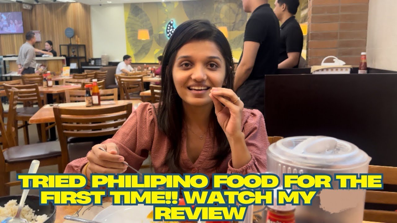 Tried Philipino food for the first time🇵🇭 watch my review