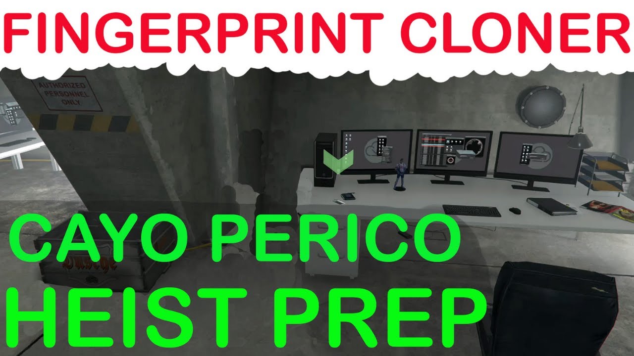 Cayo Perico Heist Setup FINGERPRINT CLONER GTA 5 Online YouTube