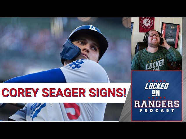 Corey Seager signs 10-year deal with Rangers