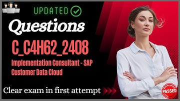 SAP C_C4H62_2408 Certification Questions and Study Material [Latest]