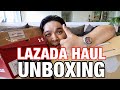 Mega LAZADA SHOPPING HAUL Unboxing