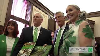 Mike Pence receives &quot;Savannah Square by Square&quot;