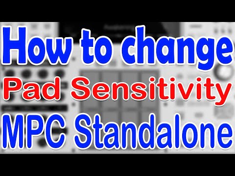 Akai MPC Tutorial. How to adjust Pad Sensitivity & solve double triggering on the MPC Standalone.