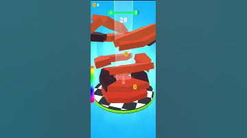 1 Mistake = Game Over 😭 | Drop Stack Ball Challenge #shorts