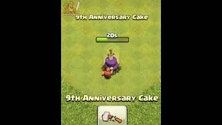 9Th Anniversary Cake Cutting 🎉...#Shorts#Shortsvideo#Clashofclans