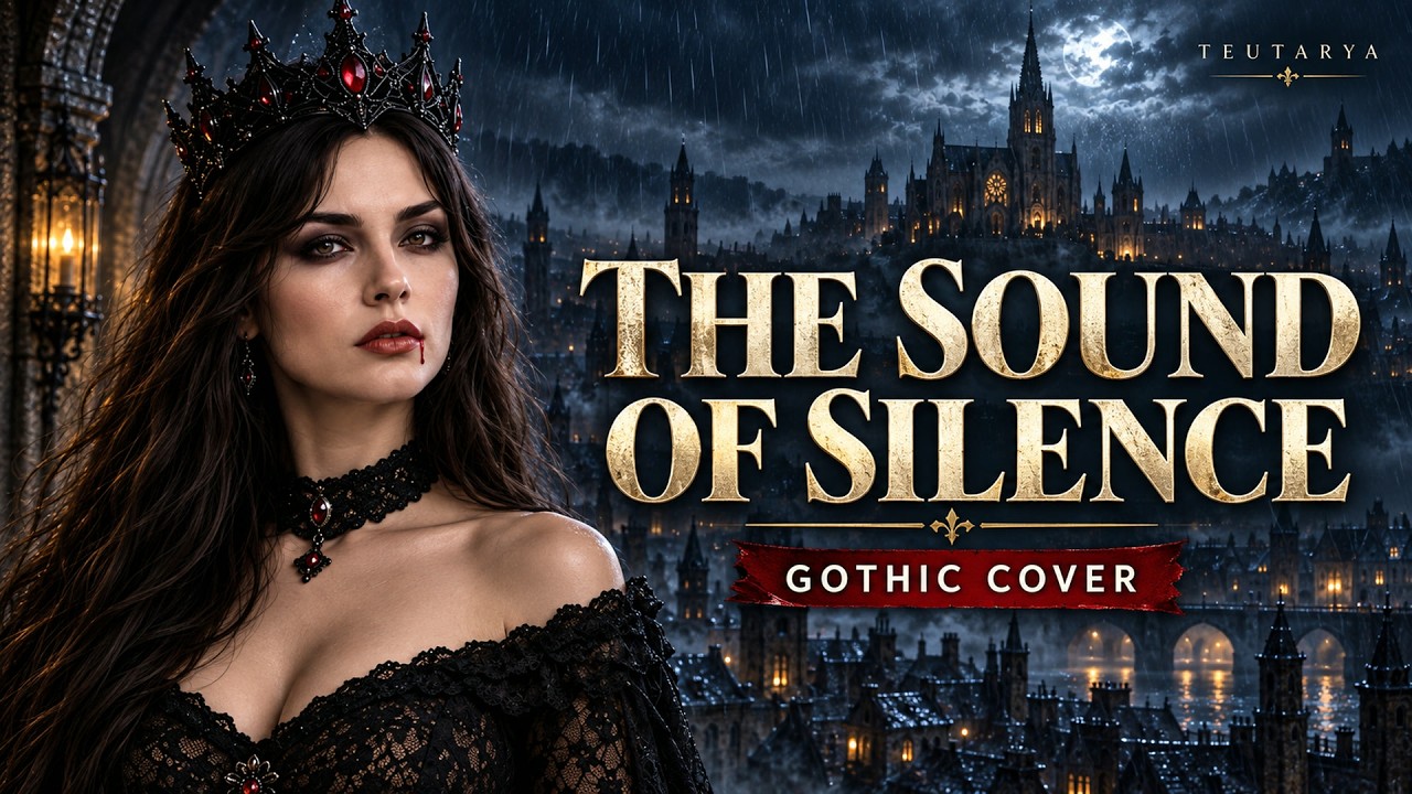 🎵🦇The Sound of Silence (Gothic Cover) | Serenya – The Queen of Silence | Teutarya