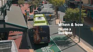 How to use a bus lane