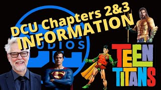 James Gunn's DCU info for chapters 2&3 of phase 1 - DC Update!