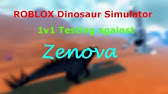 Dinosaur Simulator Zenova Skin Youtube - roblox dino sim zenova pvp youtube