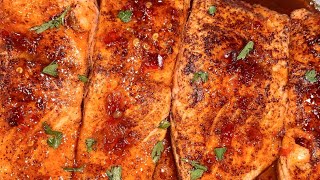 Sweet Chili Lime Salmon | Let's Eat Cuisine