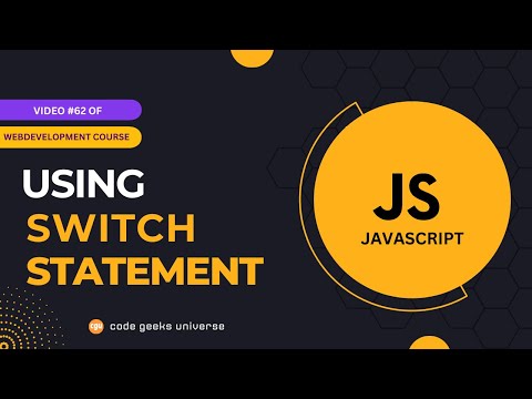 Switch Statement in practice | Full Stack Web Development | Web Development Tutorial #62