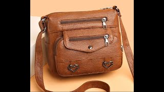 PU Soft Leather CrossBorder New Simple Lightweight And LargeCapacity Shoulder Messenger Bag Leisure screenshot 5