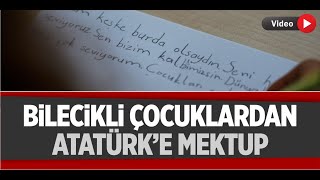 Çocuklardan Atatürk'e Mektup Resimi