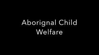 Aborignal Child Welfare: Trent INDG 1000Y 2016
