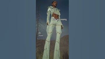 Processing #digitalfashion #clo3d #unrealengine #metahuman #dazstudio #blender #style3d