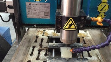 Mini CNC engraving machine jade relief video