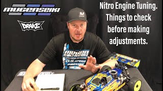 Nitro Engine Tuning - Things to check before making adjustments.