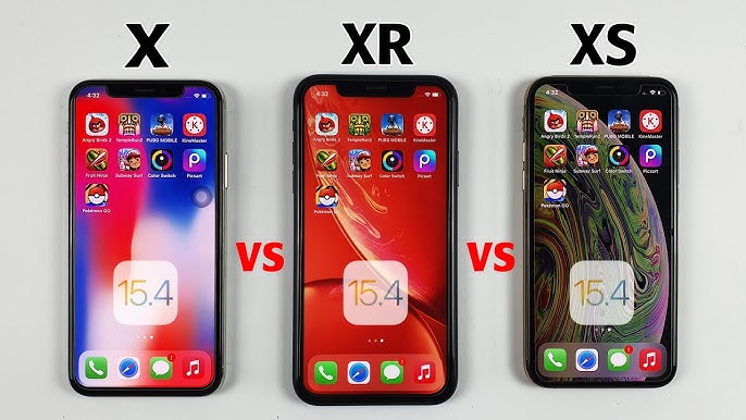 iPhone XR, iPhone XS and iPhone XS Max spec comparison