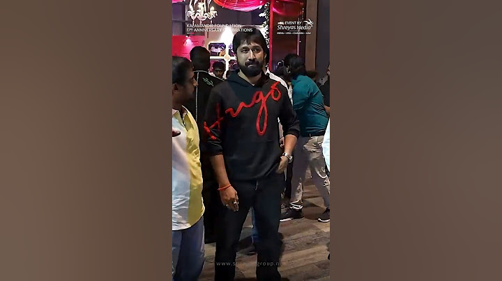 Director Bobby Kolli Entry @ Kalamandir Foundation 17th Anniversary Celebrations | Shreyas Media