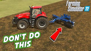 FS22 When Not To Use A Mulcher | Farming Simulator 22