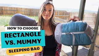 How To Choose Rectanglular Vs Mummy Sleeping Bag