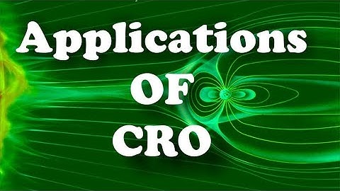 Class XII- Applied Electronics-  Instruments - Applications of CRO