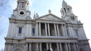 St Paul&#39;s Cathedral Bells - Sunday 8th February 2015 - Stedman Cinques clip 1