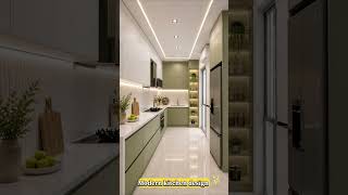 Modern kitchen design ideas with different colours combination ♥️#shorts