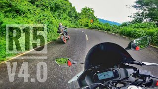 Yamaha R15 V4 Pure Riding Exhaust Note - Rongtong, Darjeeling