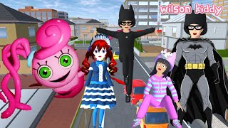 Yuta Mio Batman Selamatkan P0ppy dari Monster Laba2 Raksasa 😱😅 | Sakura Simulator | Wilson Kiddy