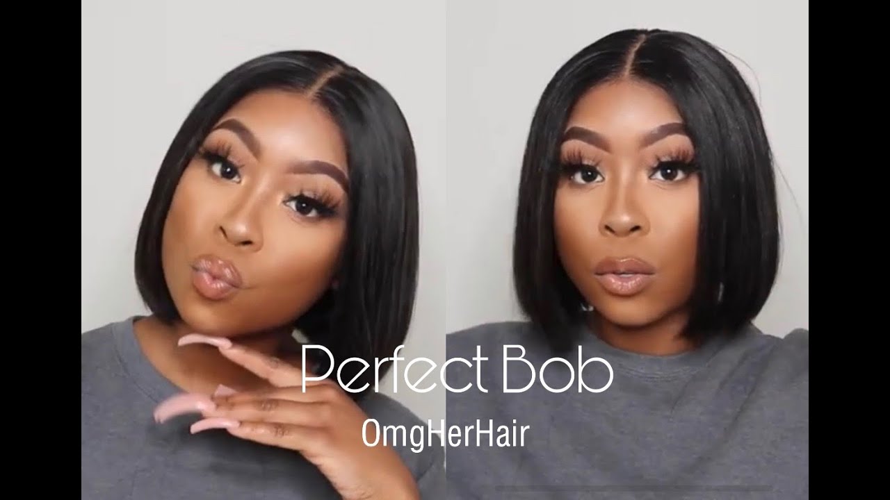 Perfect Straight Bob! Pre - Bleached ONLY $99!! | OMGHerHair Wig Review camera iphone 8 plus apk