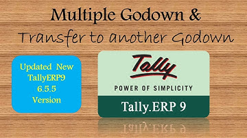 Create multiple godowns and transfer to another godown