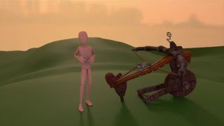 Ballista crossbow - body mechanics animation