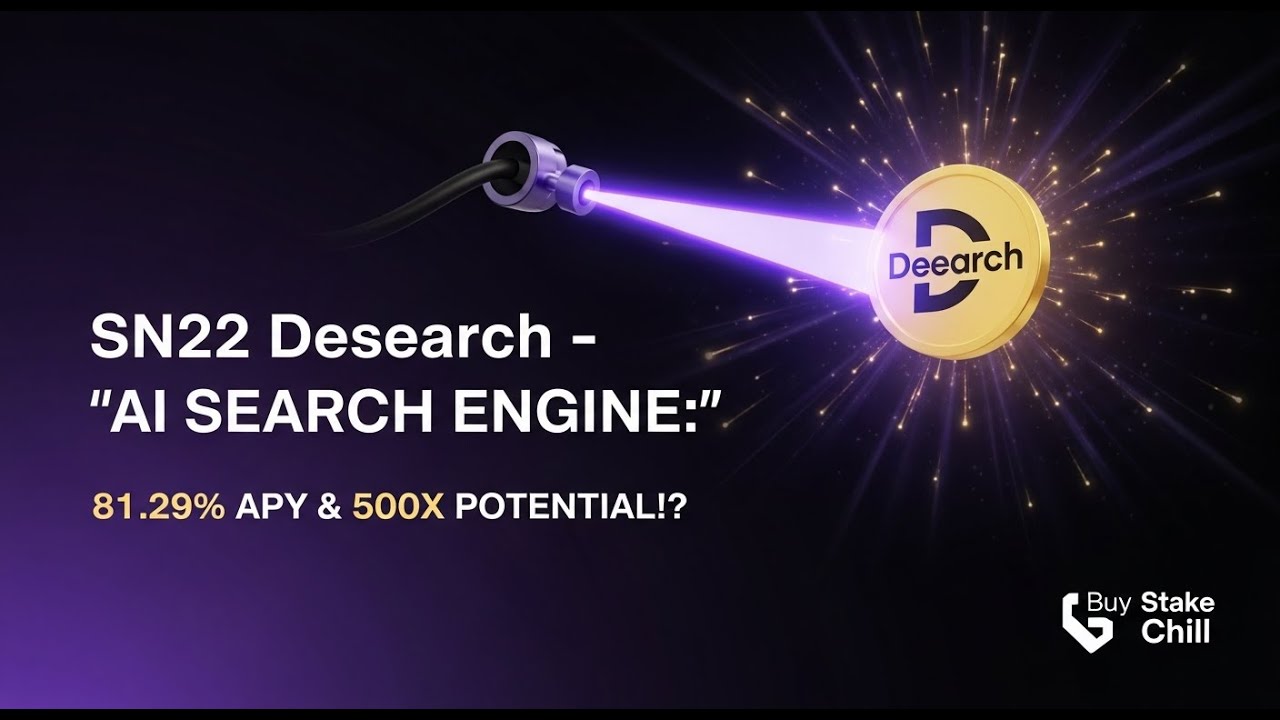 SN22 Desearch - Decentralized AI Search Revolution -81.29% APY & 500X Potential in $200B Market ! ?🚀
