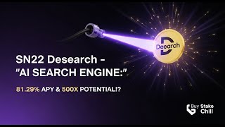 SN22 Desearch - Decentralized AI Search Revolution -81.29% APY &amp; 500X Potential in $200B Market ! ?🚀