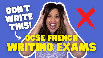 GCSE FRENCH WRITING TOP 8 MISTAKES TO AVOID (Last Minute Revision)