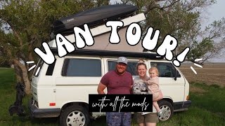 our 1991 Volkswagon Westfalia VAN TOUR (with mods) by Roots and Wings Travel  - Bekki Burton 4,872 views 11 months ago 19 minutes