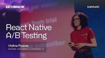 Is Your App Guesswork? A/B Testing the Truth in React Native | Violina Popova at RUC 2025