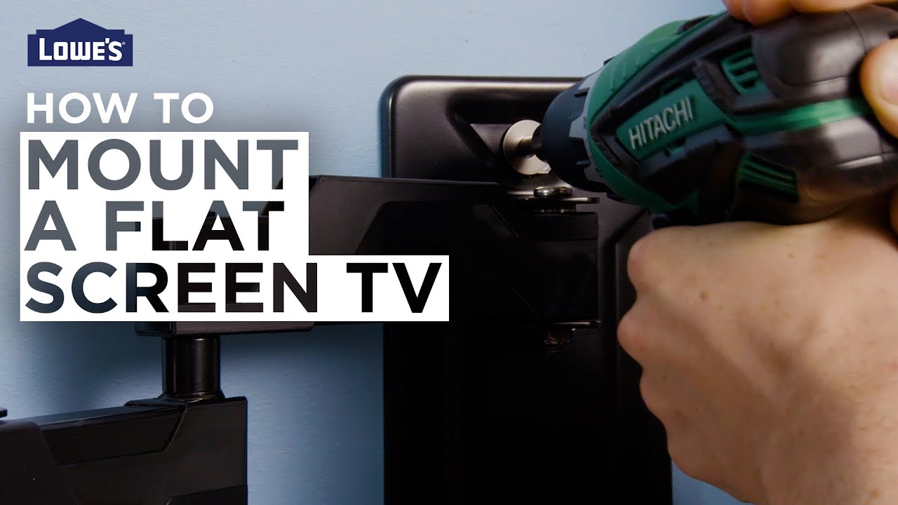 How To Wall Mount a Flat Screen TV | DIY Basics
