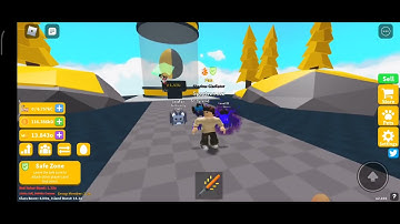 Ranking up to Shadow Gladiator in Saber Simulator!