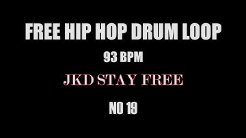 FREE HIP HOP DRUM LOOP 93 BPM