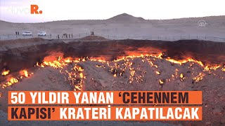 Türkmenistan'da 50 yıldır yanan gaz kraterini kapatma kararı