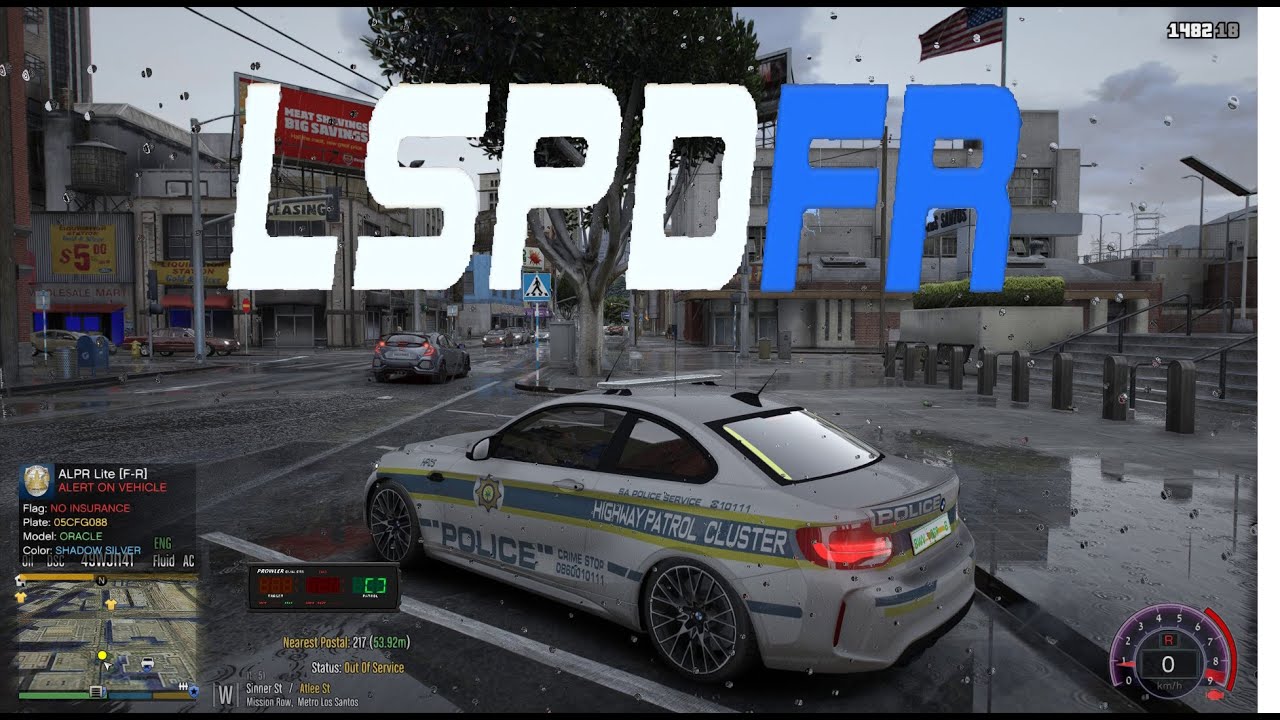 Городской патруль с SAPS BMW M2#lspdfr #gta5