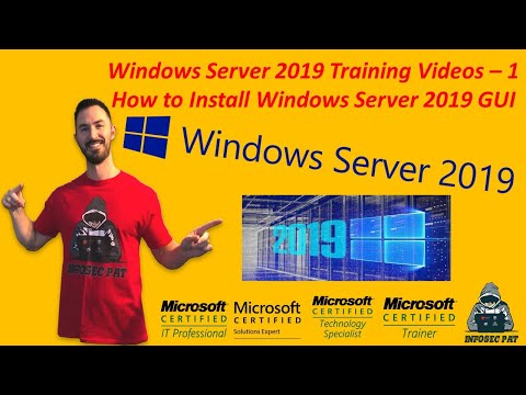 How to Install Windows Server 2019 GUI (Desktop Experience) Video - 1 Windows Server 2019 Training.