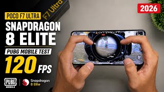 Poco F7 Ultra Snapdragon 8 Elite Pubg Mobile 120 Fps Gaming Test in 2026! screenshot 2