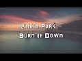 Linkin Park - Burn it Down [Acoustic Cover.Lyrics.Karaoke]