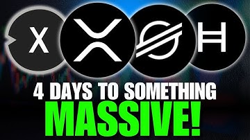 Nog 4 dagen tot groot nieuws over HBAR, QNT en XRP!