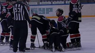 Бой ВХЛ Рыбницкий Евгений - Сауторн Джордон Fight VHL Rybnitsky Yevgeni vs Southorn Jordon Brawl