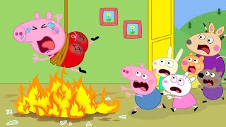 Peppa faces a big challenge!!! Danny, Rebecca and friends please help... Peppa Pig Funny Animation